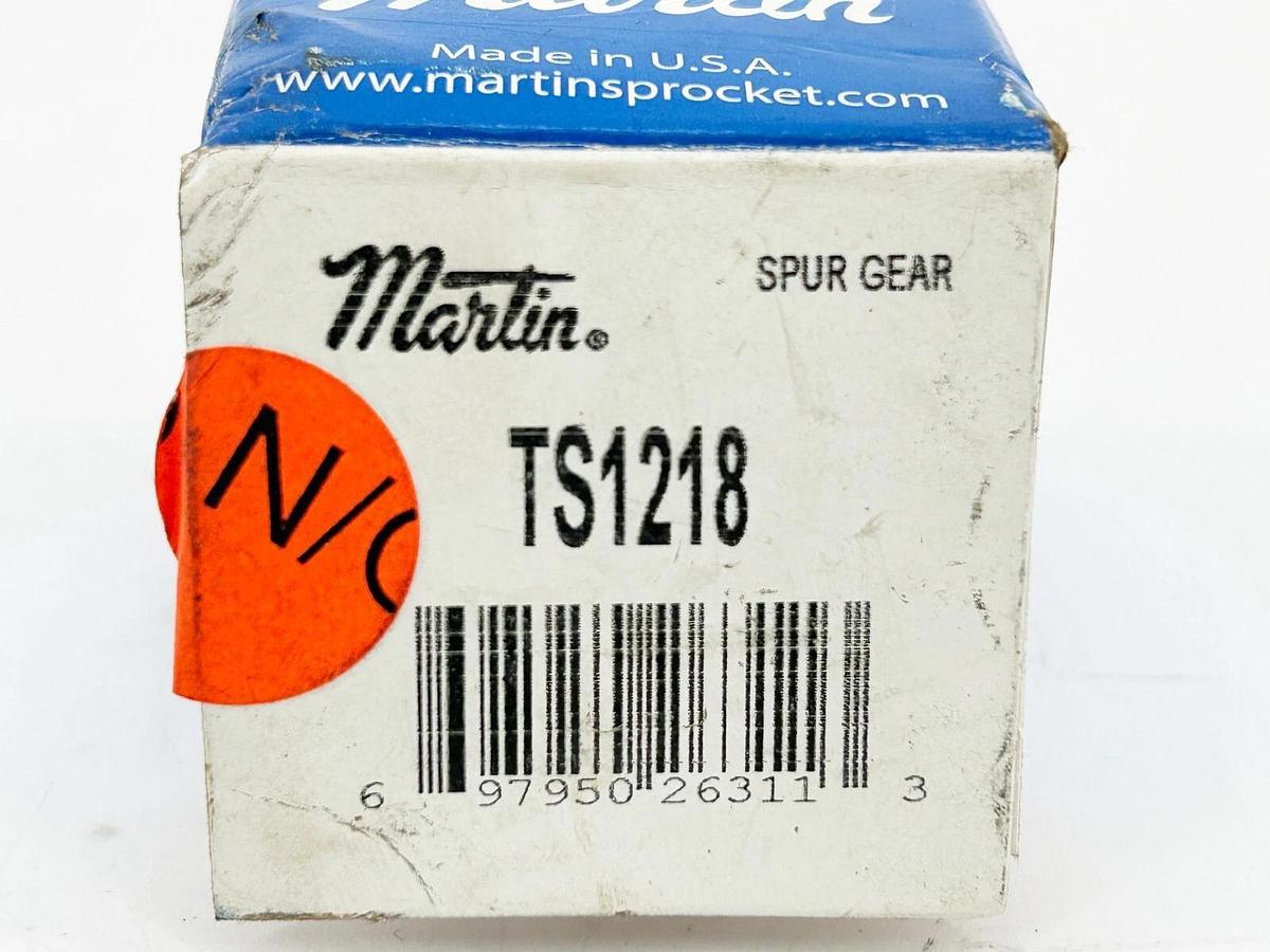 New Martin TS1218 Spur Gear 20 DEG 18T 3/4" Bore Steel