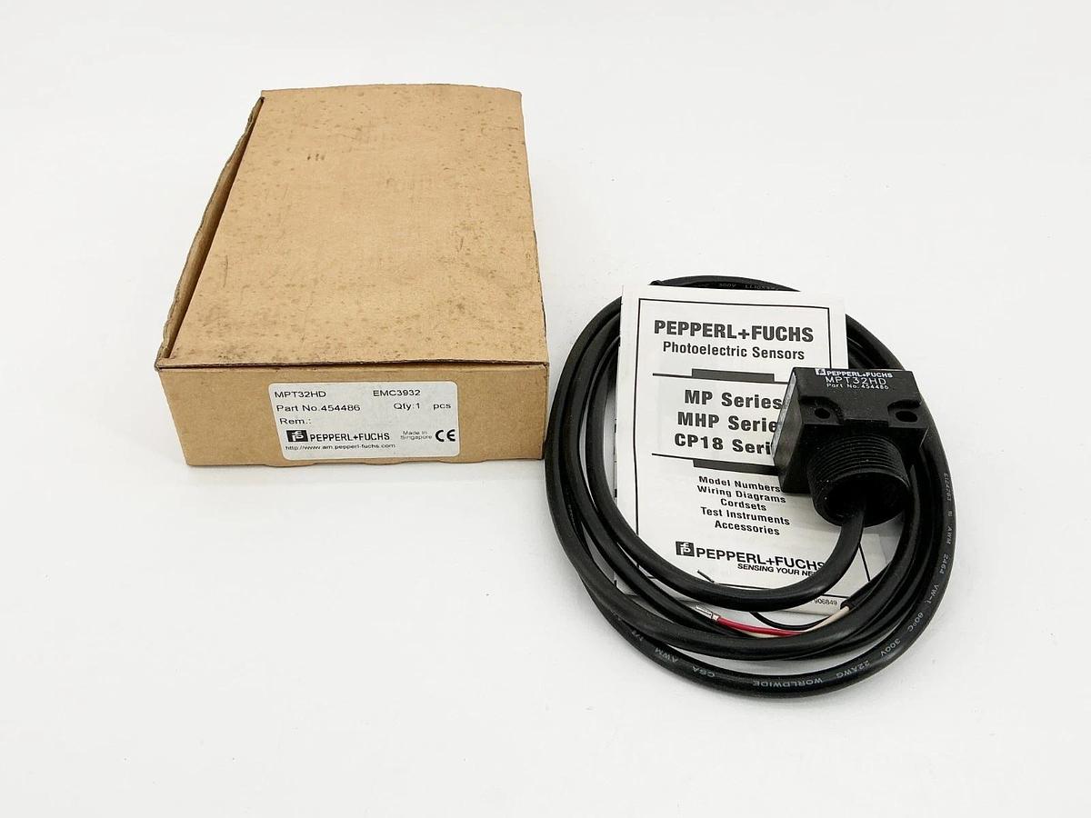New Pepperl + Fuchs MPT32HD Photoelectric Base Module 10-30VDC 250mA 454486