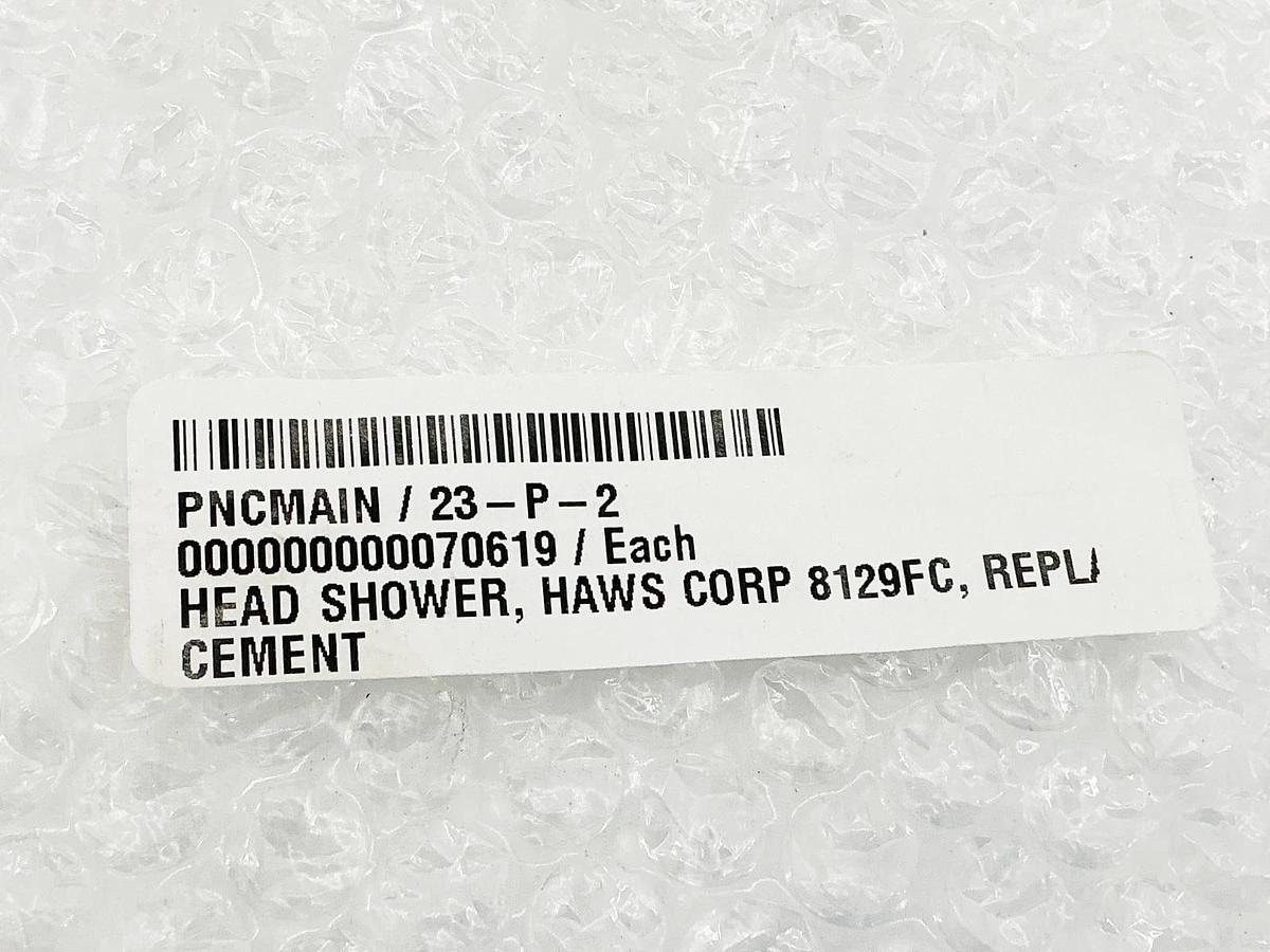 New Haws 8129FC Shower Head Replacement Silver - No Box