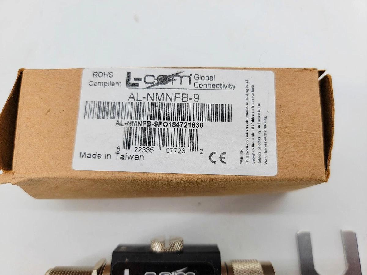 New L-Com AL-NMNFB-9 N(M)-N(F) Bulkhead Lightning Protector 0-3GHz 90V