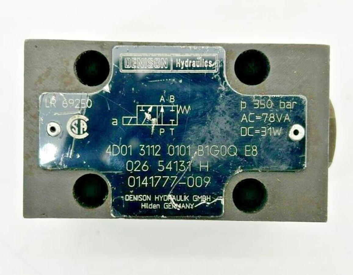 Used Denison 4D01 3112 0101 B1G0Q E8 Directional Control Valve