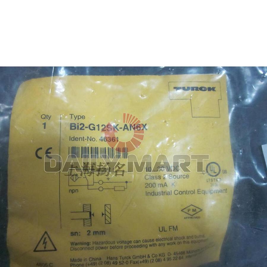 New Turck BI5-S18-AN7X Inductive Sensor 10-30VDC 150mA T1714000
