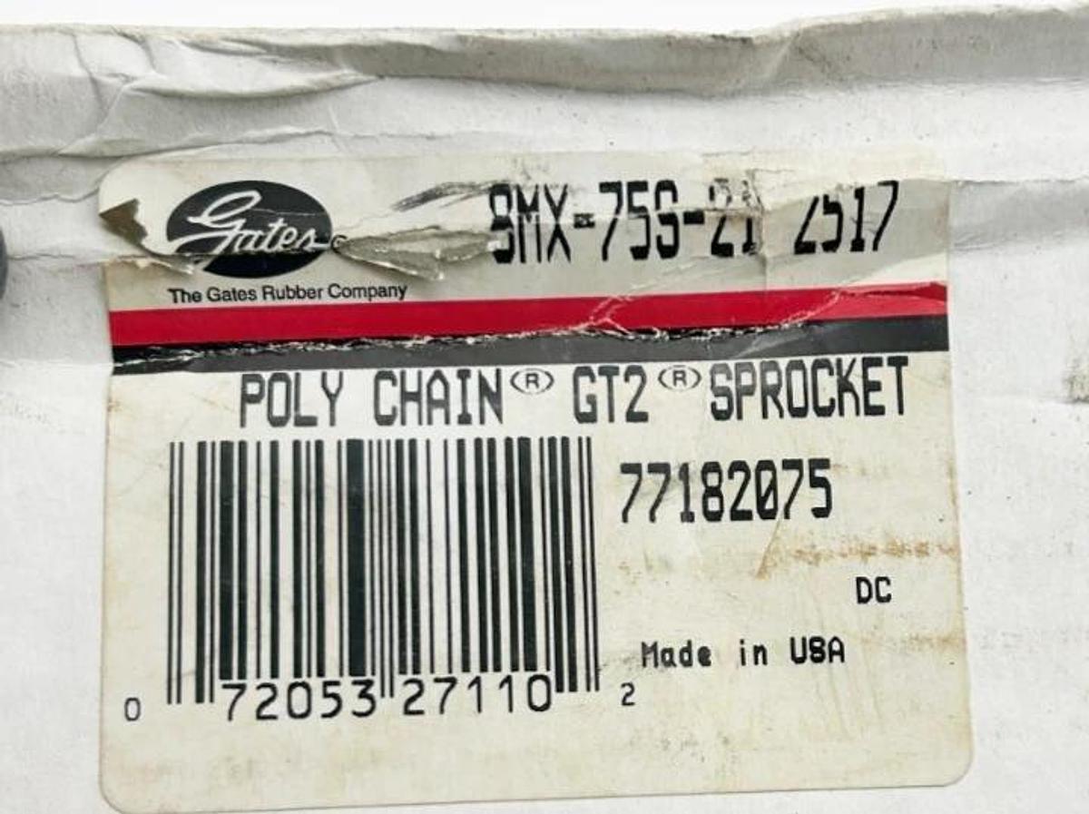 New Gates 8MX-75S-21 2517 Poly Chain GT2 Sprocket 77182075