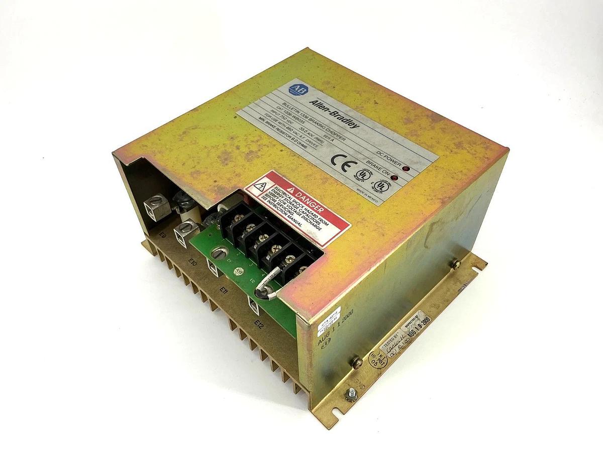 Used Allen Bradley 1336-WB035 Ser A Breaking Chopper 750VDC 35.0ADC (RMS) 9.0 OHMS