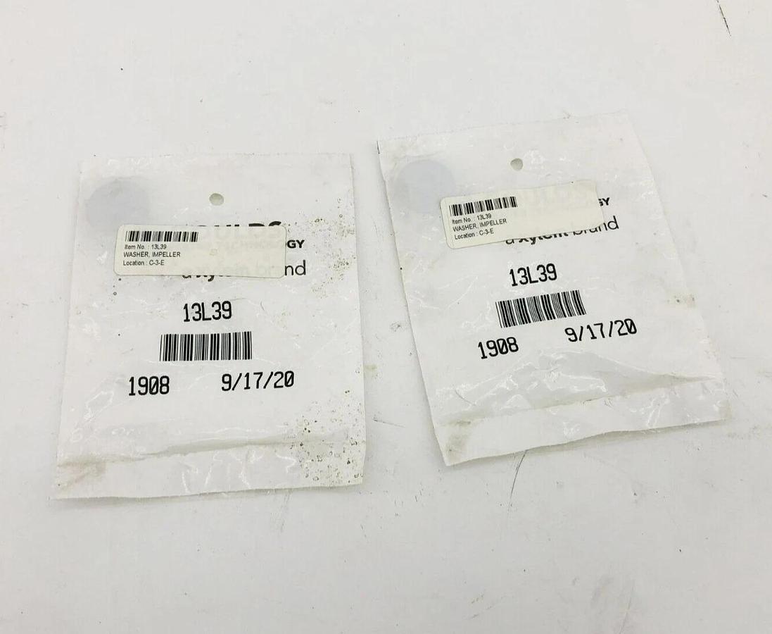 Lot of 2 New Goulds 13L39 Impeller Washers