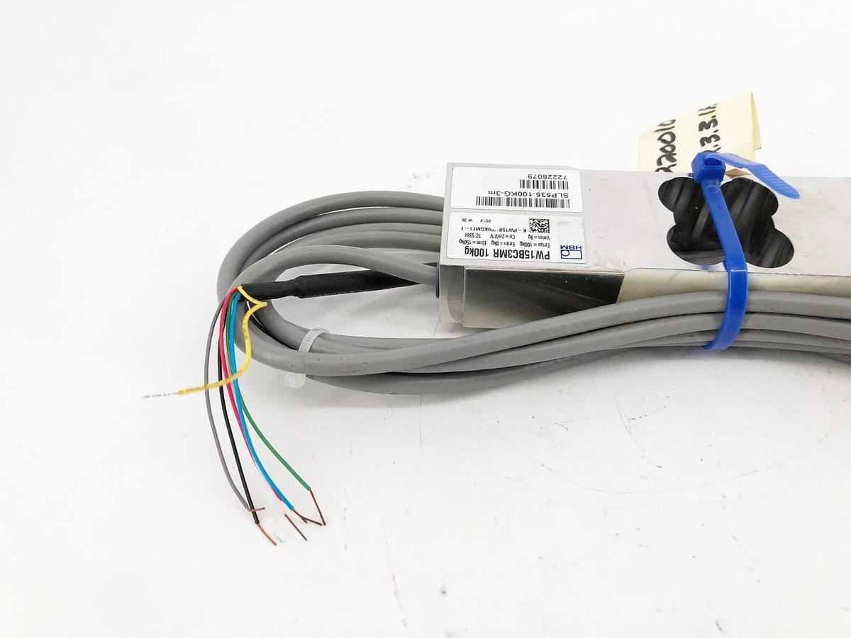 New HBM PW15BC3MR 100kg Load Cell SLP535-100KG-3m - No Box