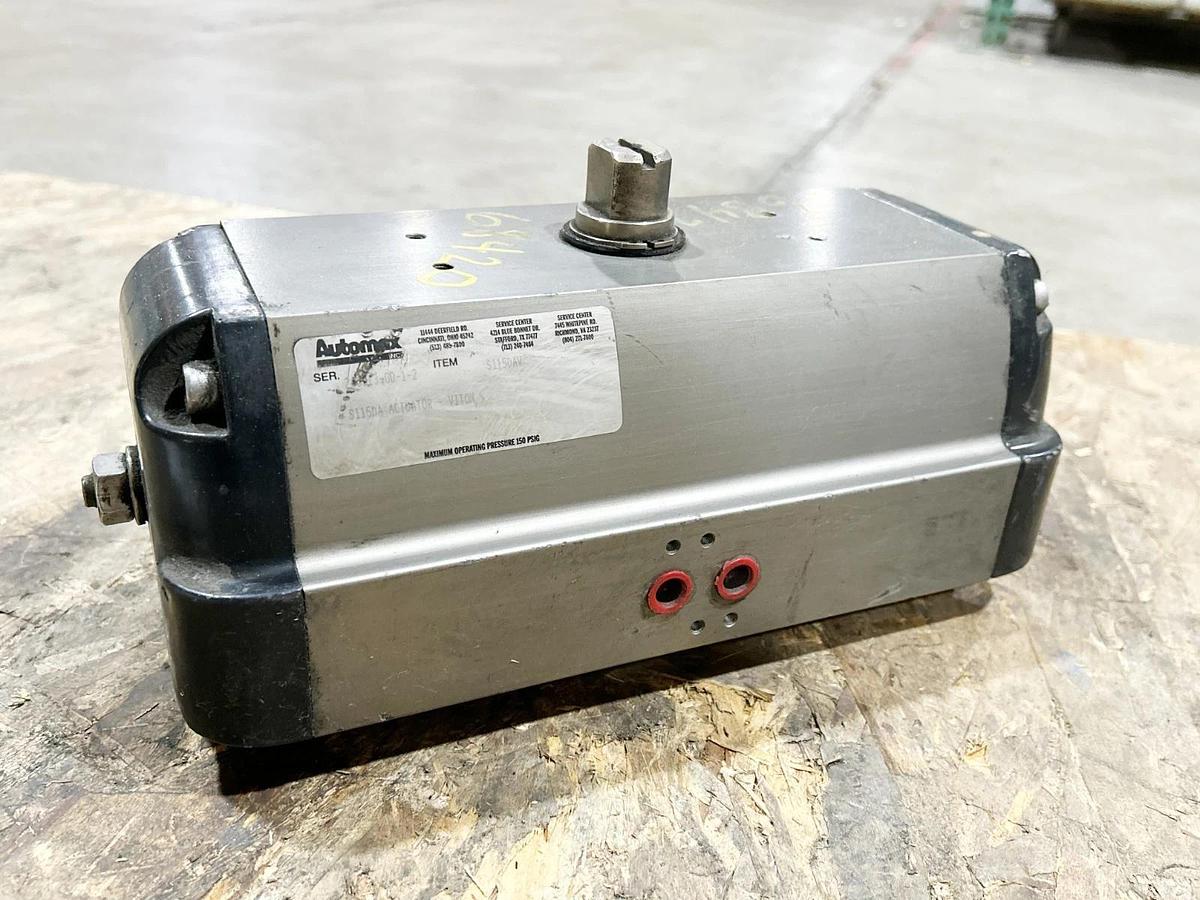 Used Automax S115DA Pneumatic Rack & Pinion S115DAV