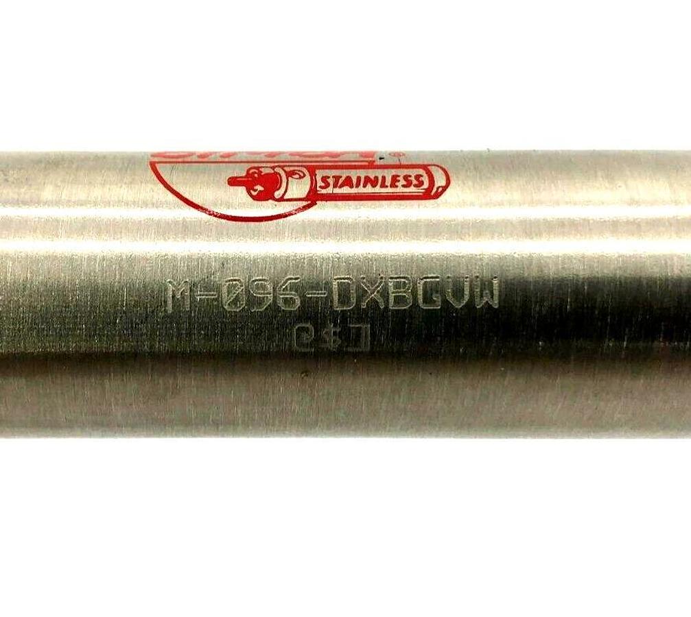 New Bimba M-096-DXBGVW Double-Acting Pneumatic Air Cylinder