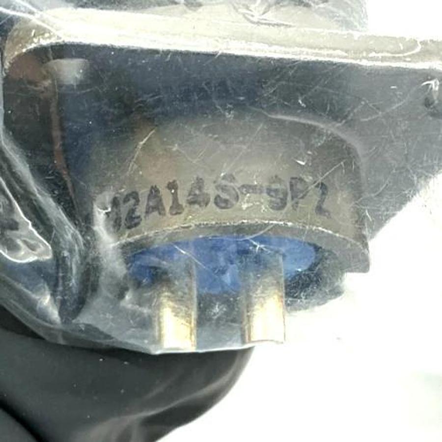 Lot of 2 New Amphenol 97-3102A14S-9PZ Connector Receptacle Male 2-Pin