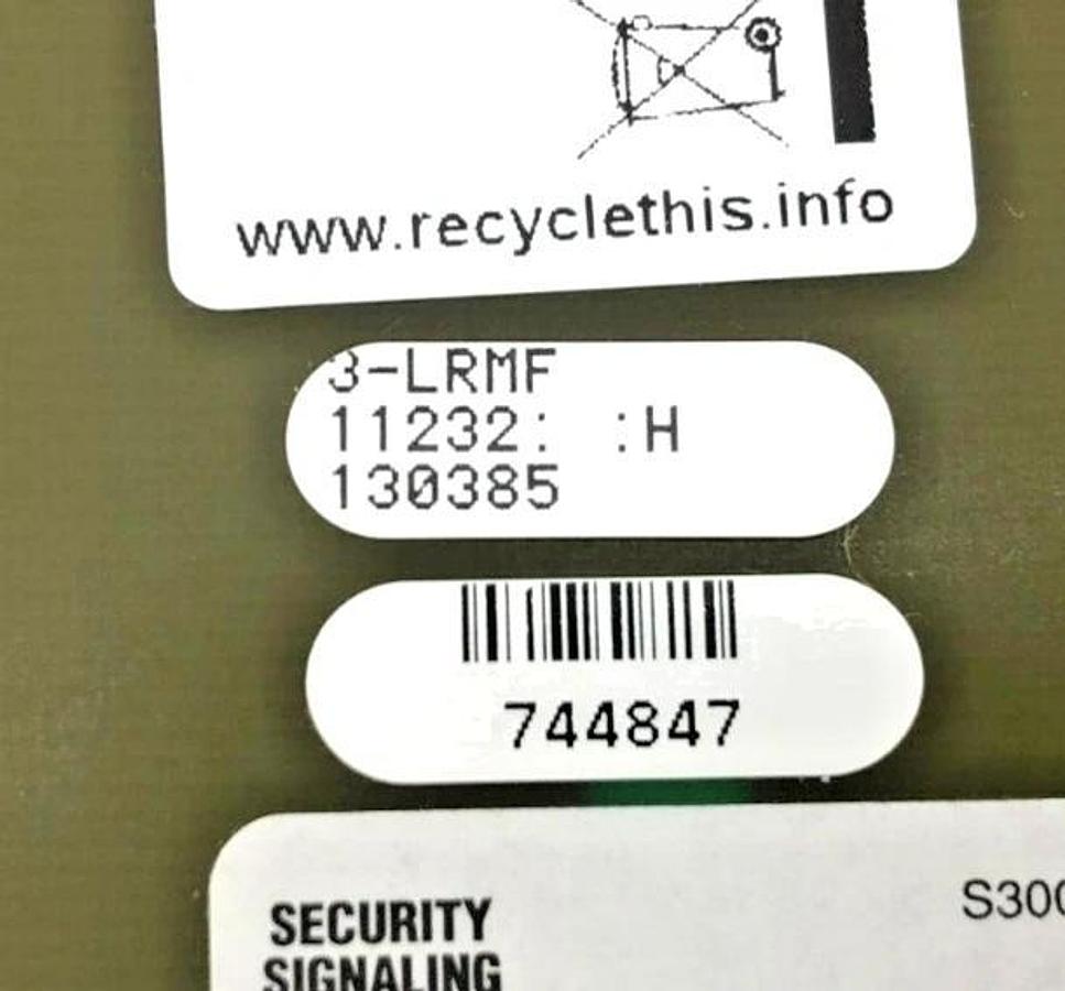 New Edwards 3-LRMF Blank Single Space Plastic Mount Local Rail Module Filler