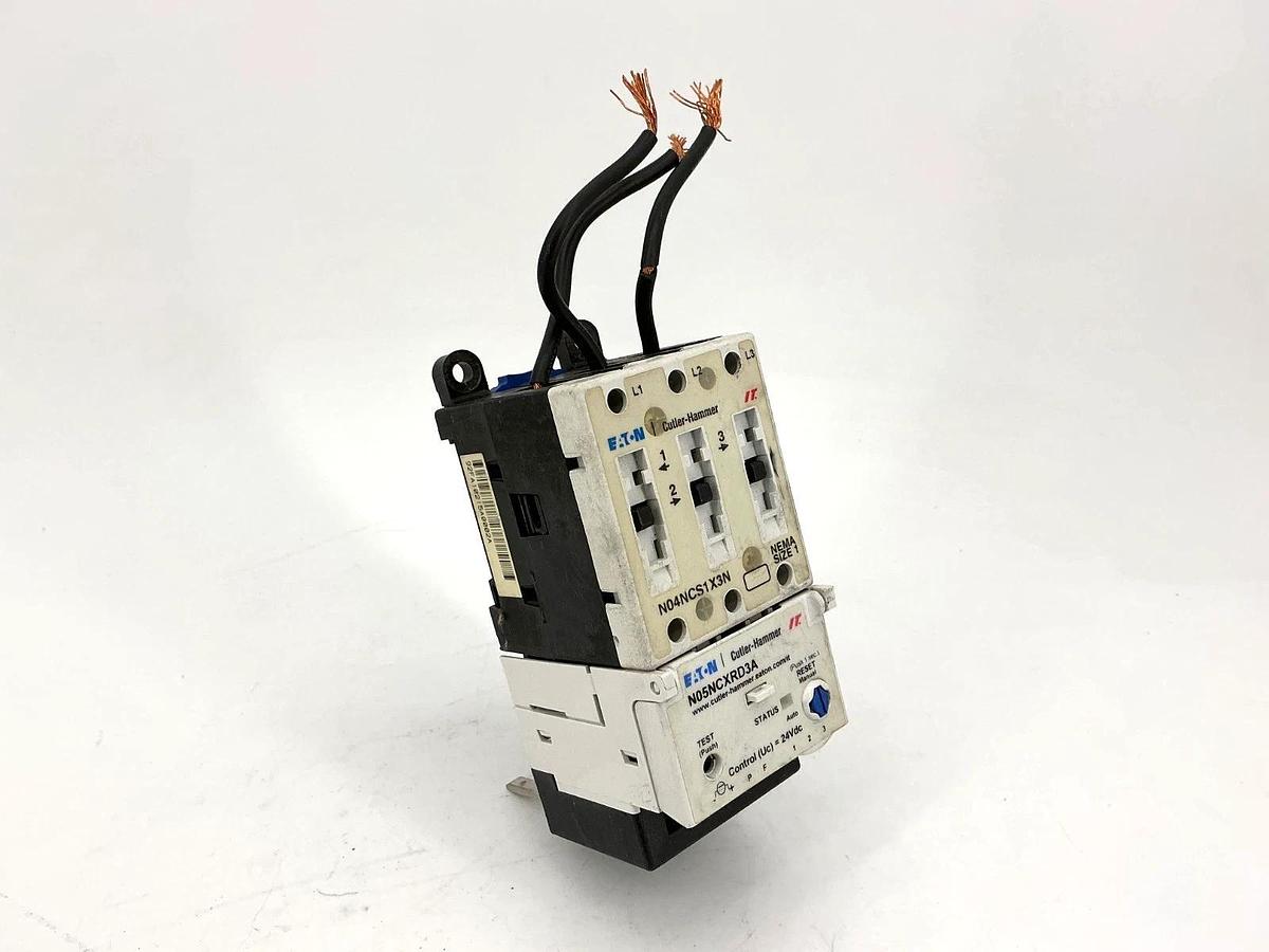 Used Eaton Cutler-Hammer N101CS1D3A Starter 3P 27A SS OVLD N04NCS1X3N N05NCXRD3A