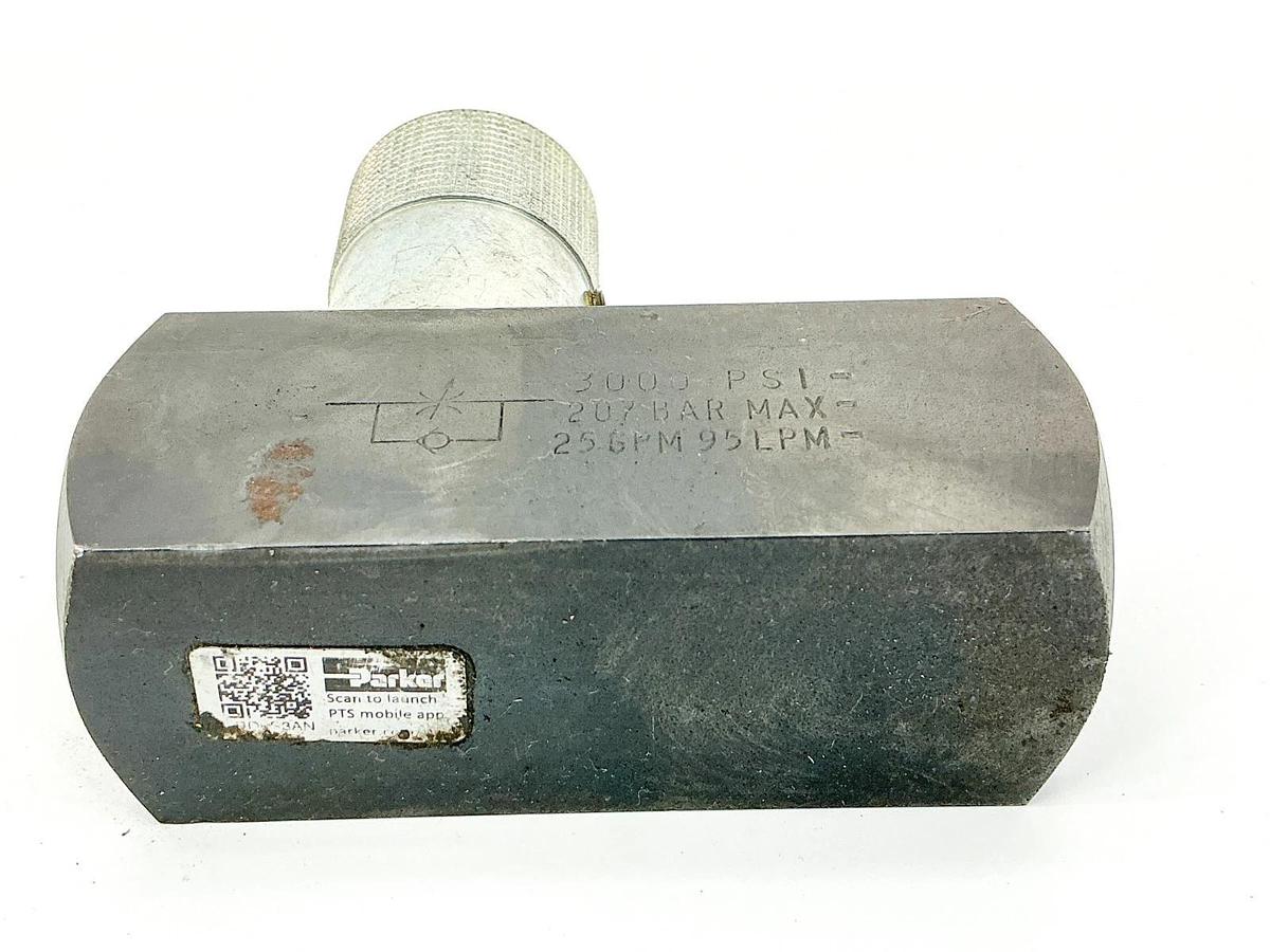 Used Parker F1200S Flow Control Valve 3000PSI 207Bar