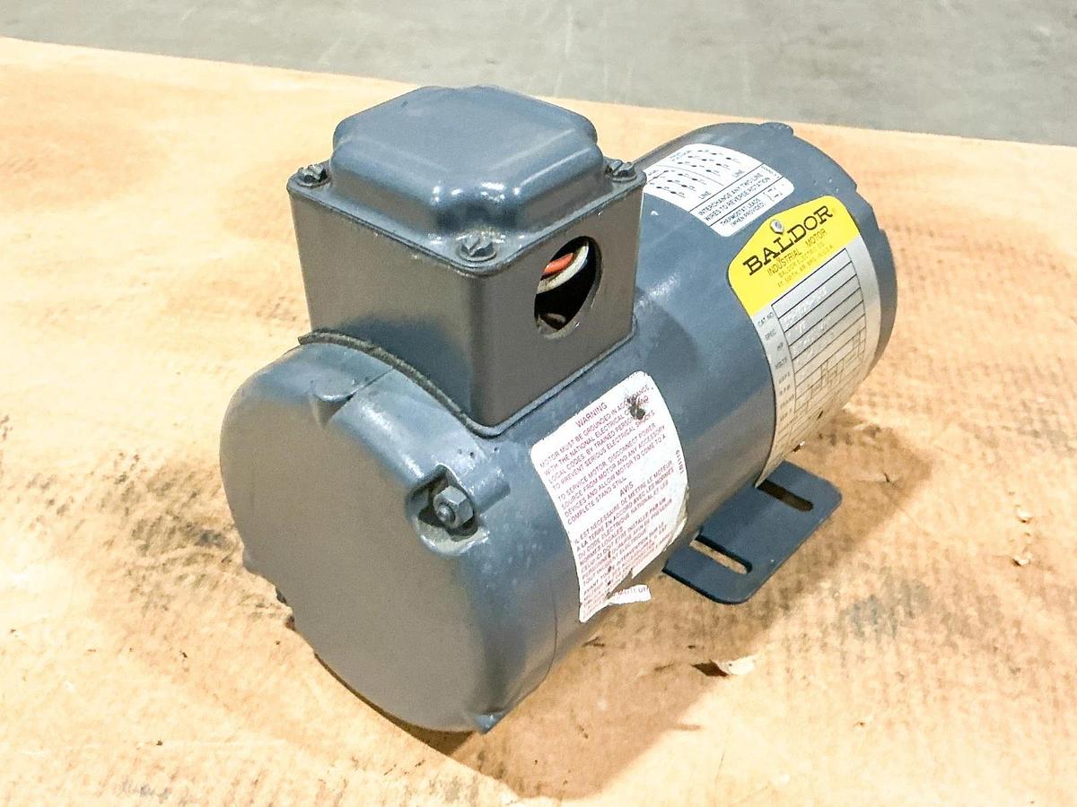 Used Baldor 33-1079-1002 Electric Motor 1-1/2HP 3PH 460V 3450RPM