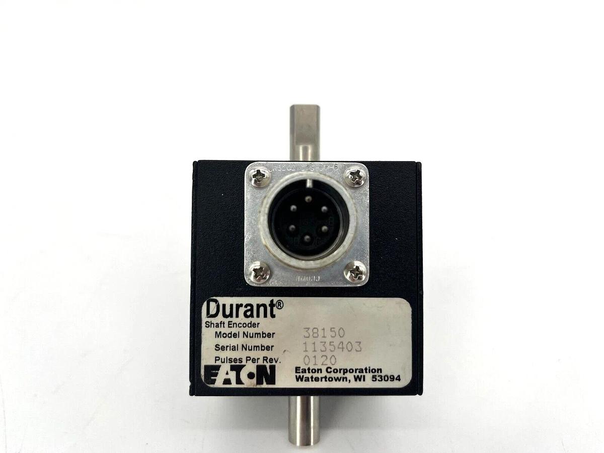 Used Eaton Durant 38150120 Shaft Encoder 120-Pulses per revolution