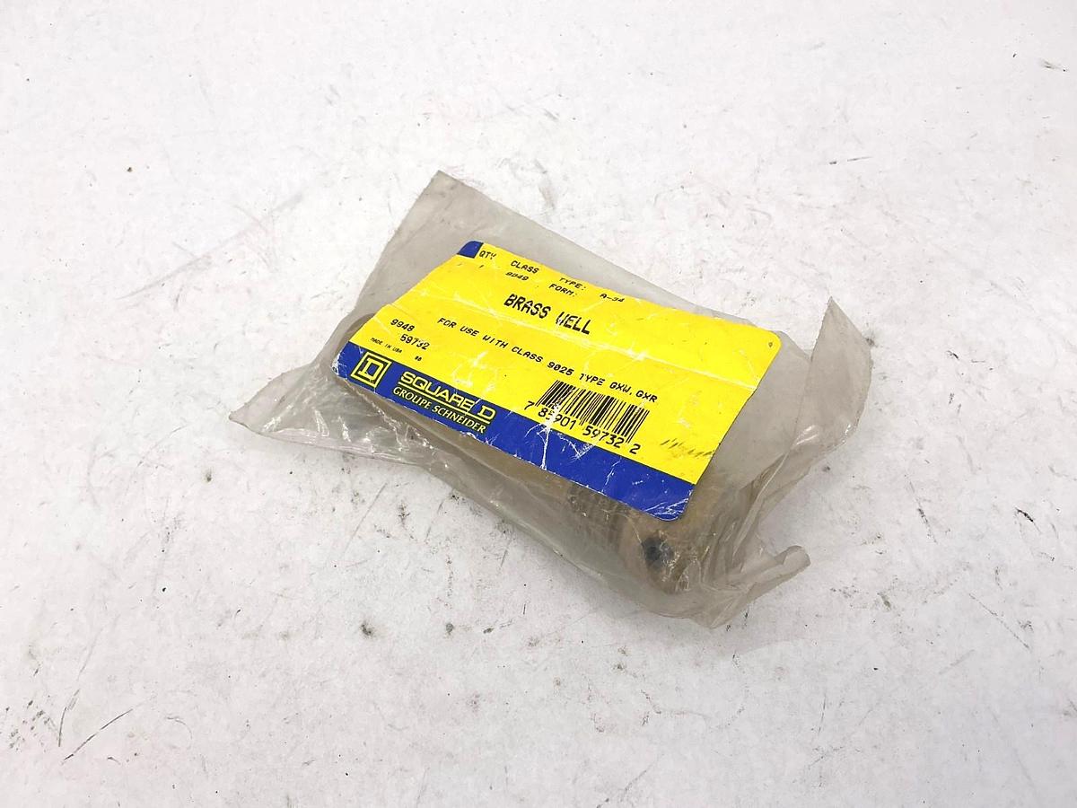 New Square D 9049A-34 Brass Well Use w/ Class 9025 Type GXW/GXR 59732