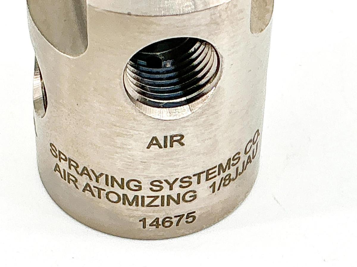 New Spraying Systems CP14676-NP Brass Body Air Atomizing Nozzle 14675-JJ
