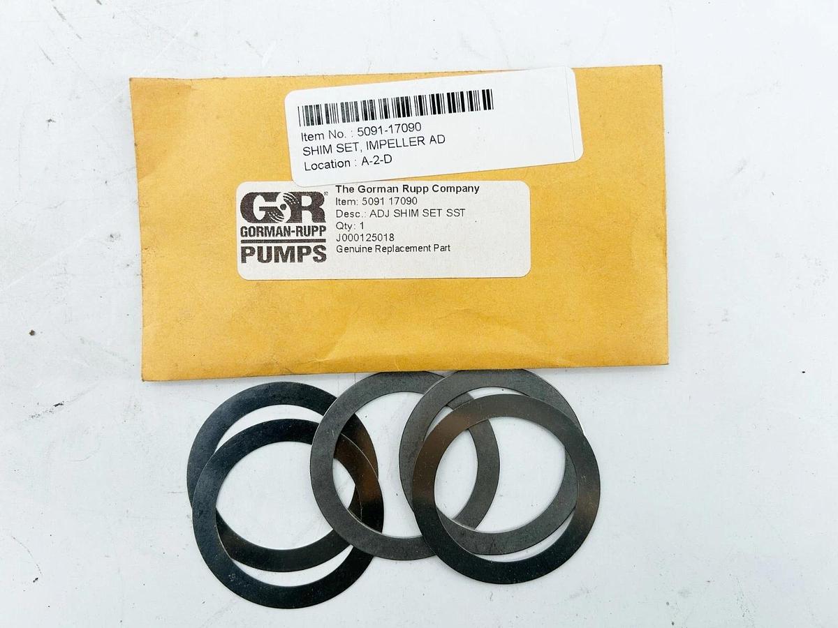 New Gorman Rupp 5091-17090 ADJ SHIM Set SST