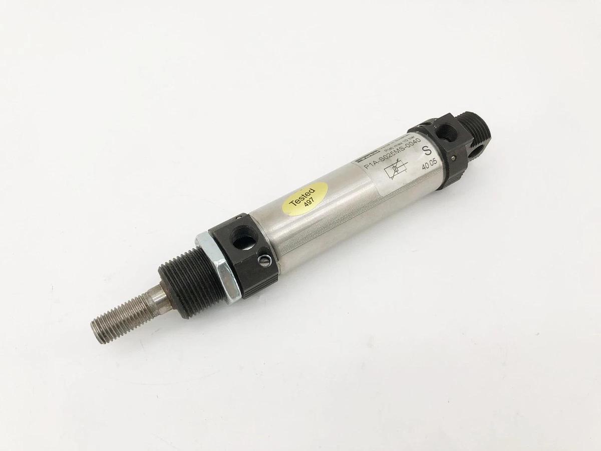 New Parker P1A-S025MS-0040 Mini ISO Cylinder 25mm Bore 40mm Stroke - No Box
