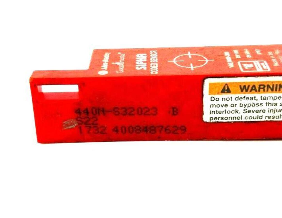 Used Allen Bradley 440N-S32023 Ser. B Non-Contact Safety Switch - 9ft. Cable