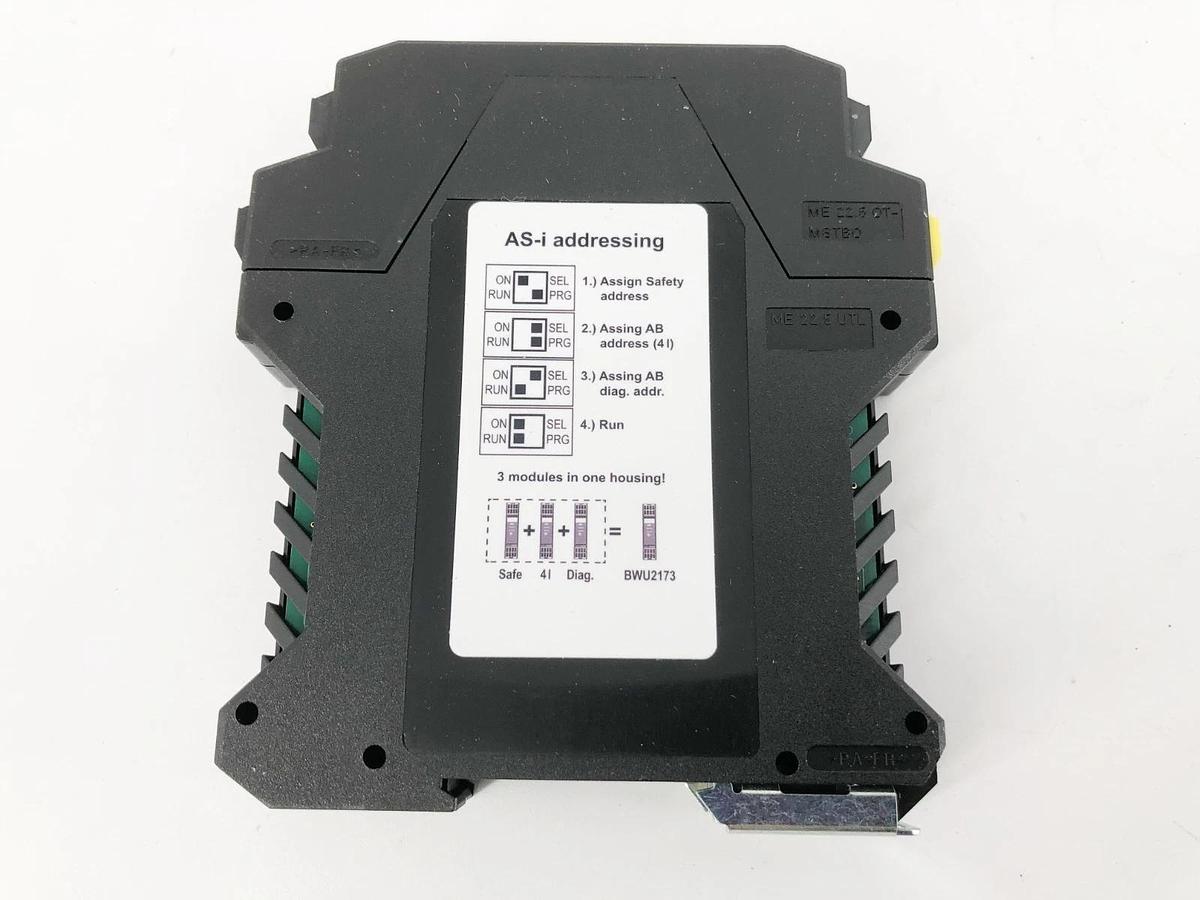 New Bihl + Weidemann BWU2173 ASi Safety Output Module 4I/2O 18071
