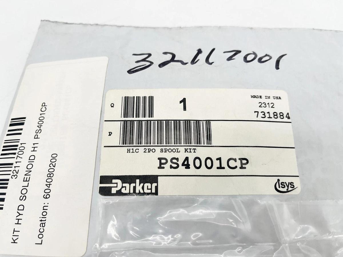 New Parker PS4001CP H1C 2PO Valve Spool Kit