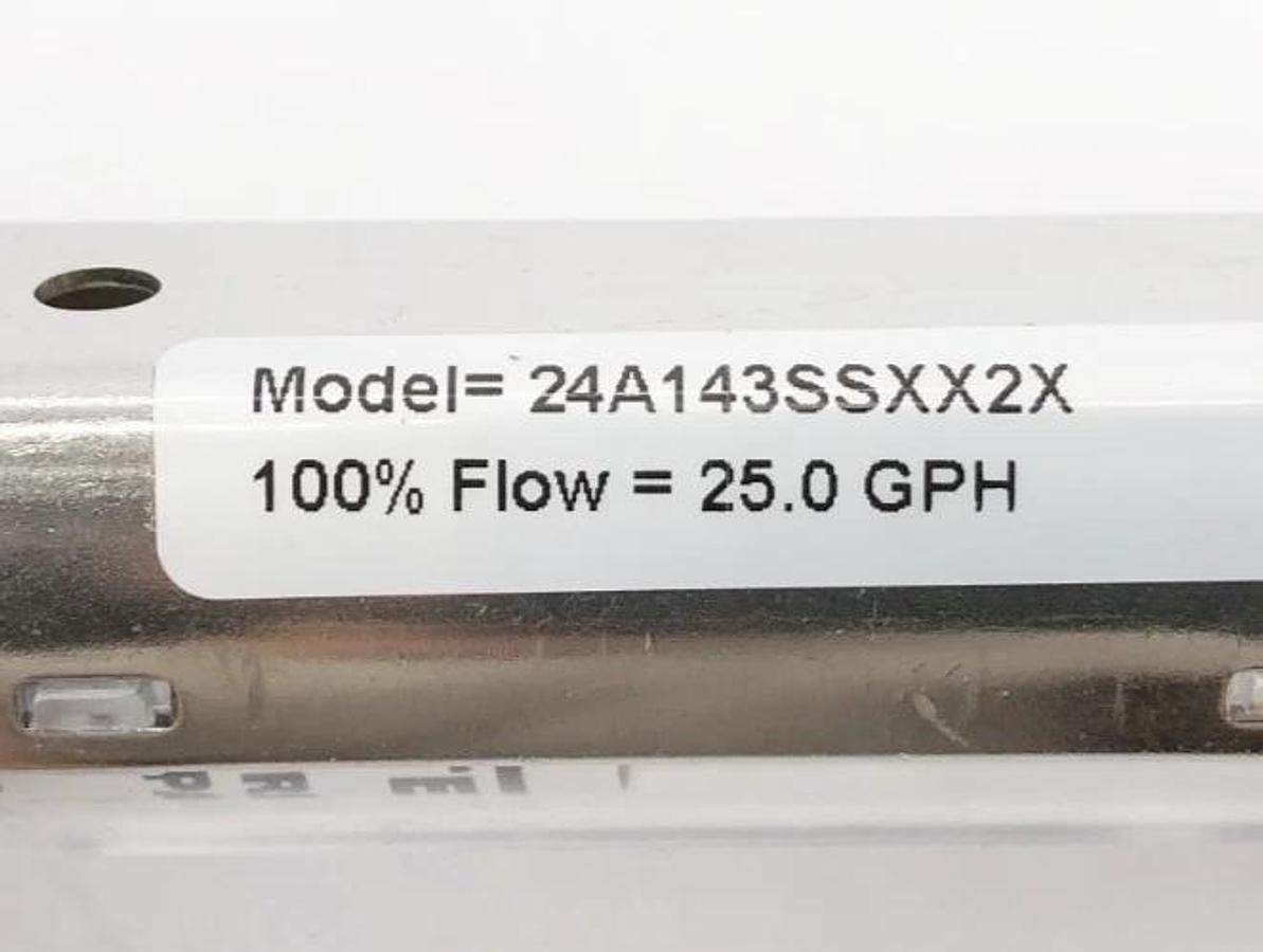 New UGSI 24A143SSXX2X Purge Meter Valve 3" 25.0 GPH 27427-1