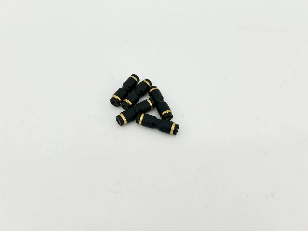 Lot of 5 New Lawson 87639 Unions, 3/16" Tube OD, Glass Reinforced Nylon