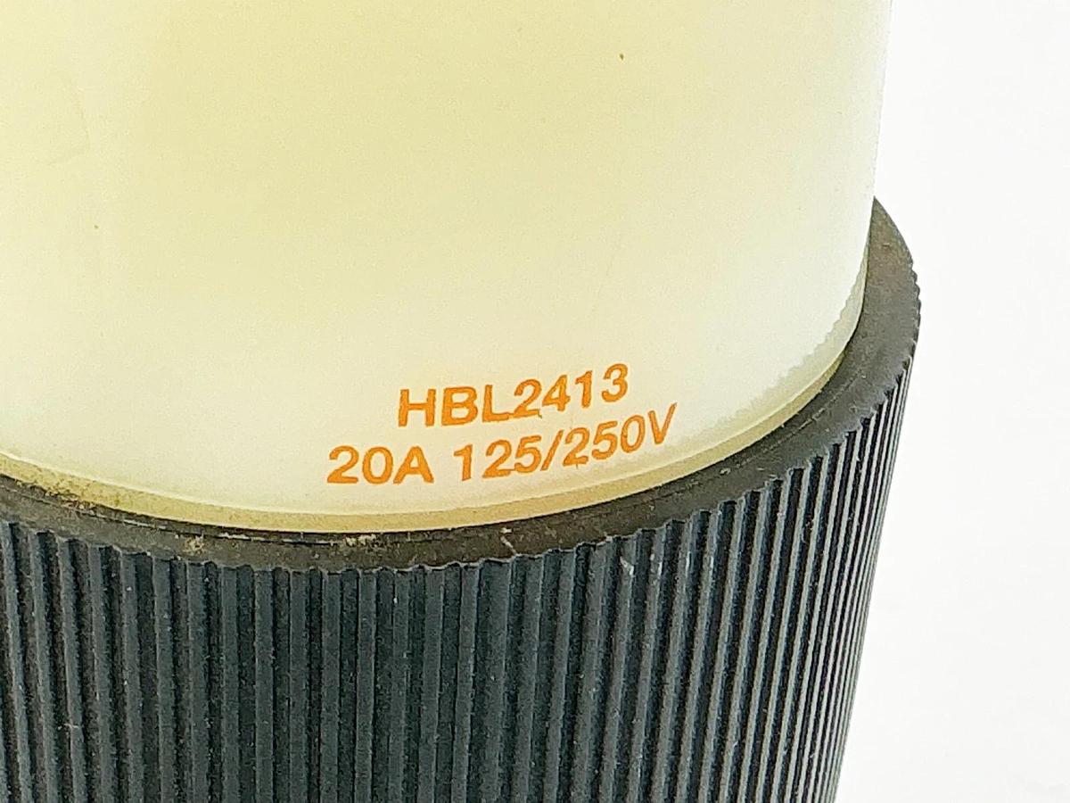 Hubbell HBL2413 Twist Lock 20A 3P 250V 4 Wire