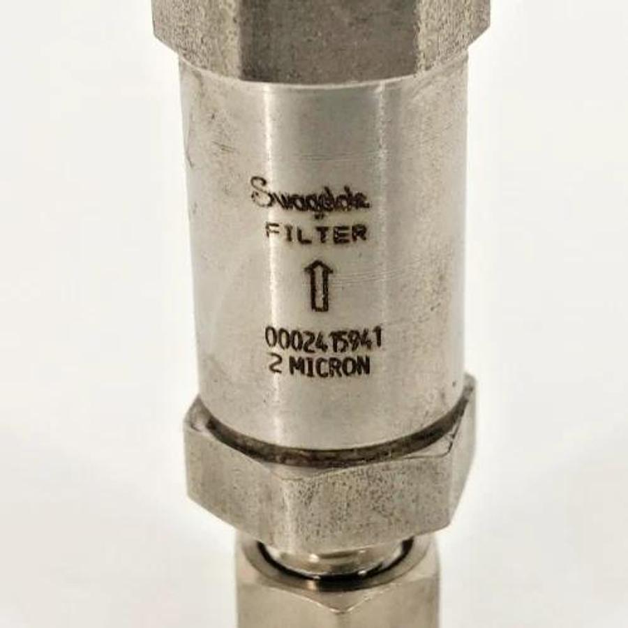New Swagelok SS-2F-2 Inline Filter 2 Micron 1/8 Tube 316 SS 0002415941 - No Box
