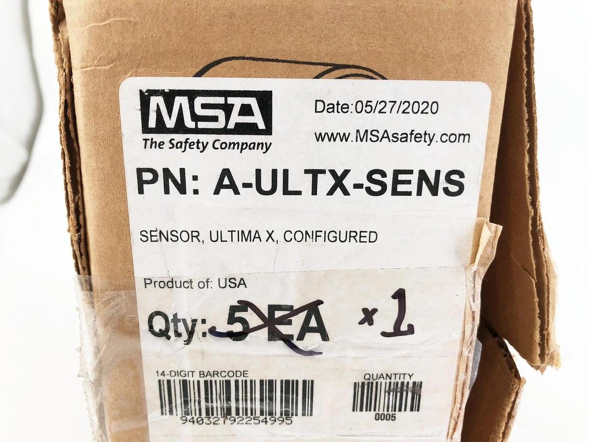 New MSA A-ULTX-SENS-11-1-0 Carbon Monoxide Sensor 0-100 PPM V1.10