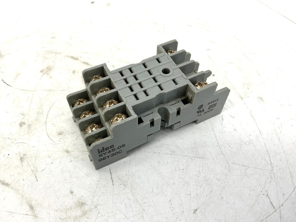 Used Lot of 4 IDEC SY4S-05 Relay Socket 14-Pin 7A 300V SY4S05 96Y30C