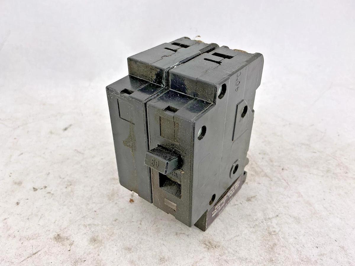 Used Square D EH24060 Circuit Breaker Type EH4 2-Pole 60A 277/480VAC
