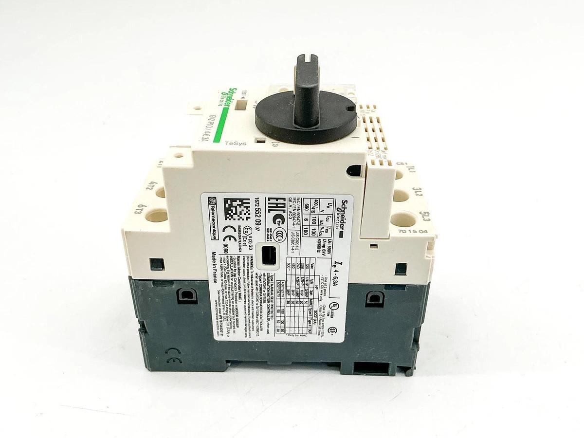 New Schneider Electric GV2P10 Circuit Breaker Manual Starter 690V 3P 021348