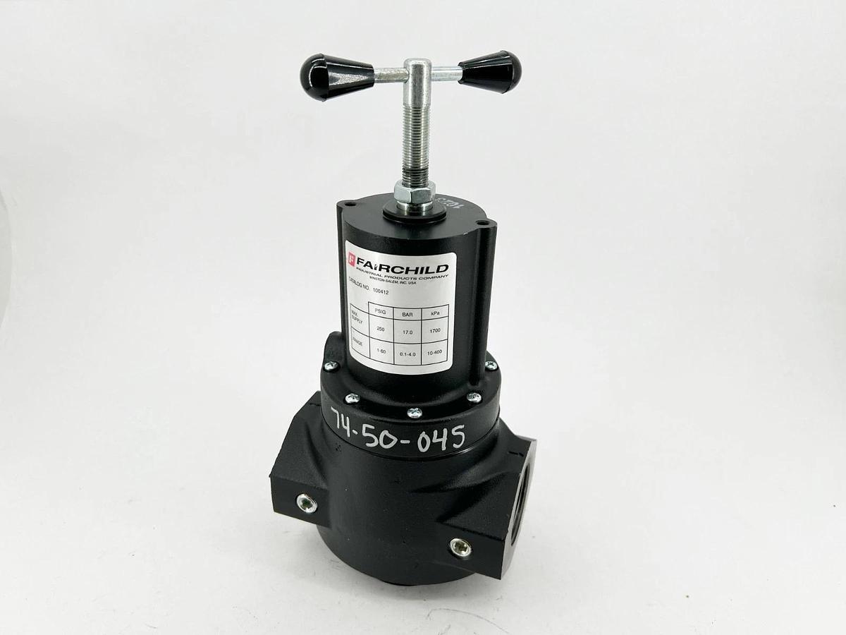 New Fairchild 100412 Pneumatic Regulator Model 100 1-60psig 1-1/2" NPT - No Box