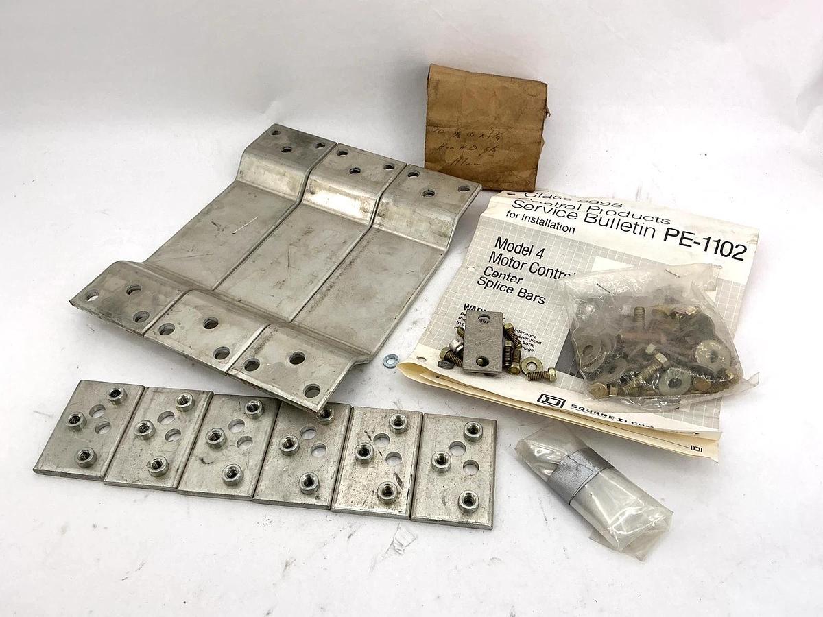 Used Square D Class 8998 Splice Kit Model 4 Motor Control Center Splice Bars