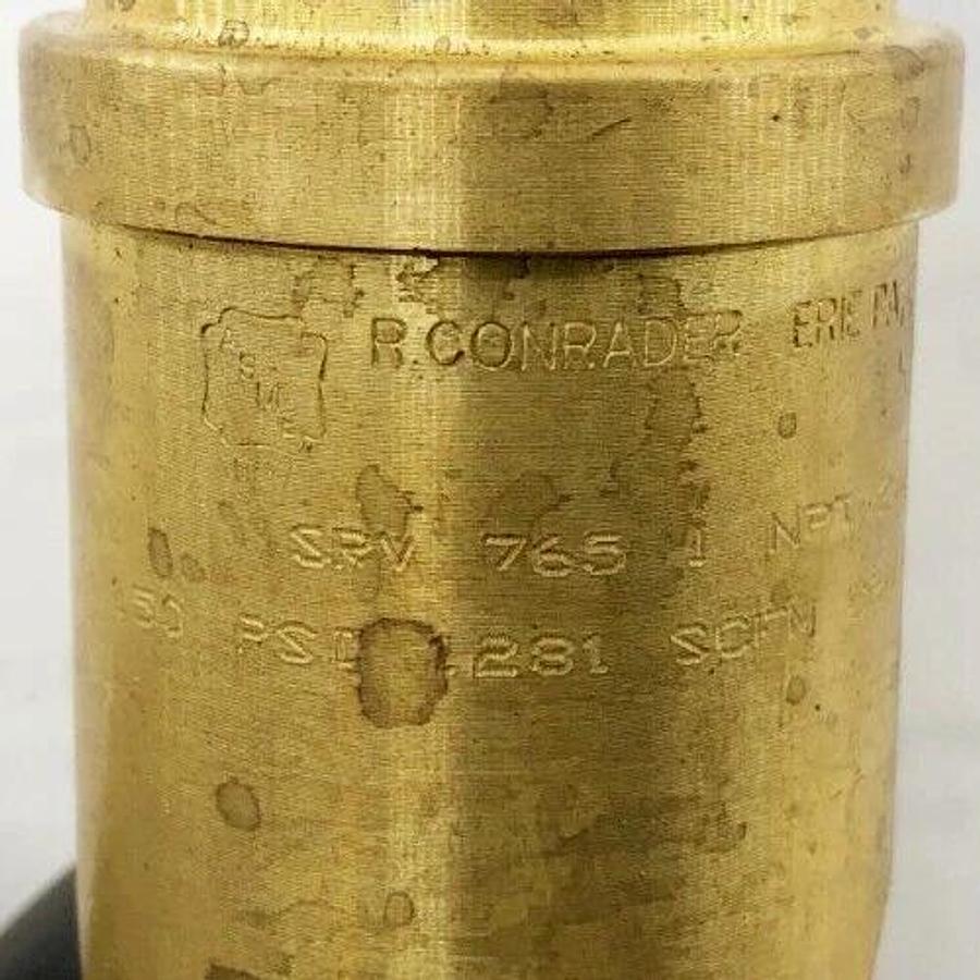 New R. Conrader SRV 765 Pressure Relief Valve 1” NPT 150PSI 1281 SCFM