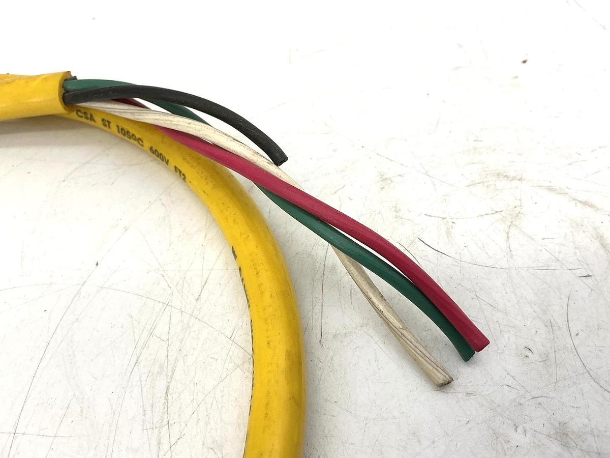 Used Brad Connectivity 41186 Connector Cable 4P Female 4Wire 10A 600V Daniel Woodhead