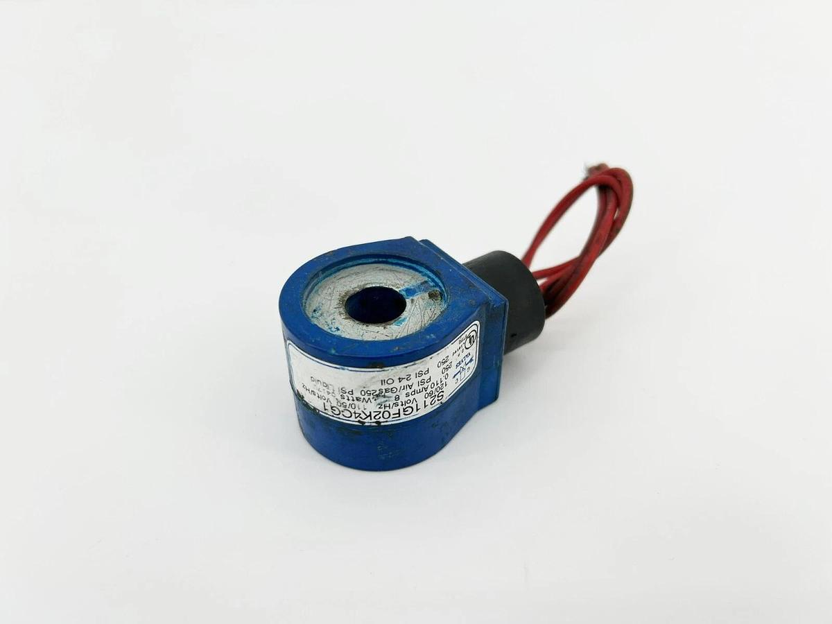 Used GC Valves S211GF02K4CG1 Solenoid Coil 110/120VAC 50/60Hz 0.110 A 8W