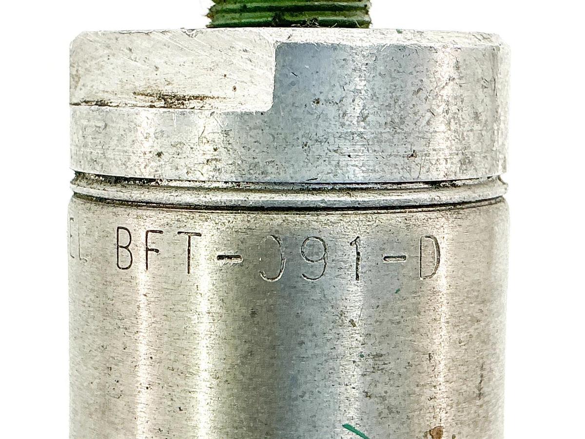 Used Bimba BFT-091-D Pneumatic Cylinder 1-1/16" Bore 1" Stroke Stainless Steel