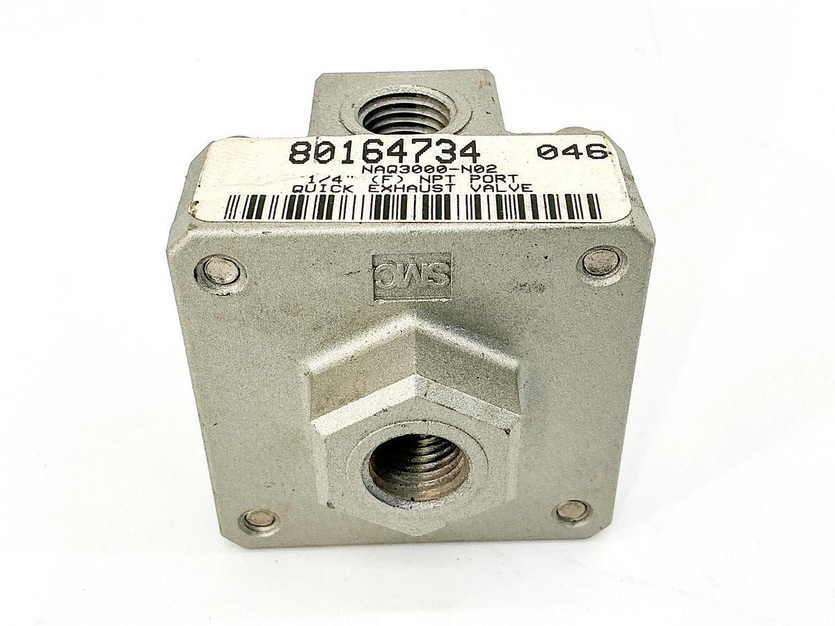New SMC NAQ3000-N02 Quick Exhaust Valve 1/4" - No Box