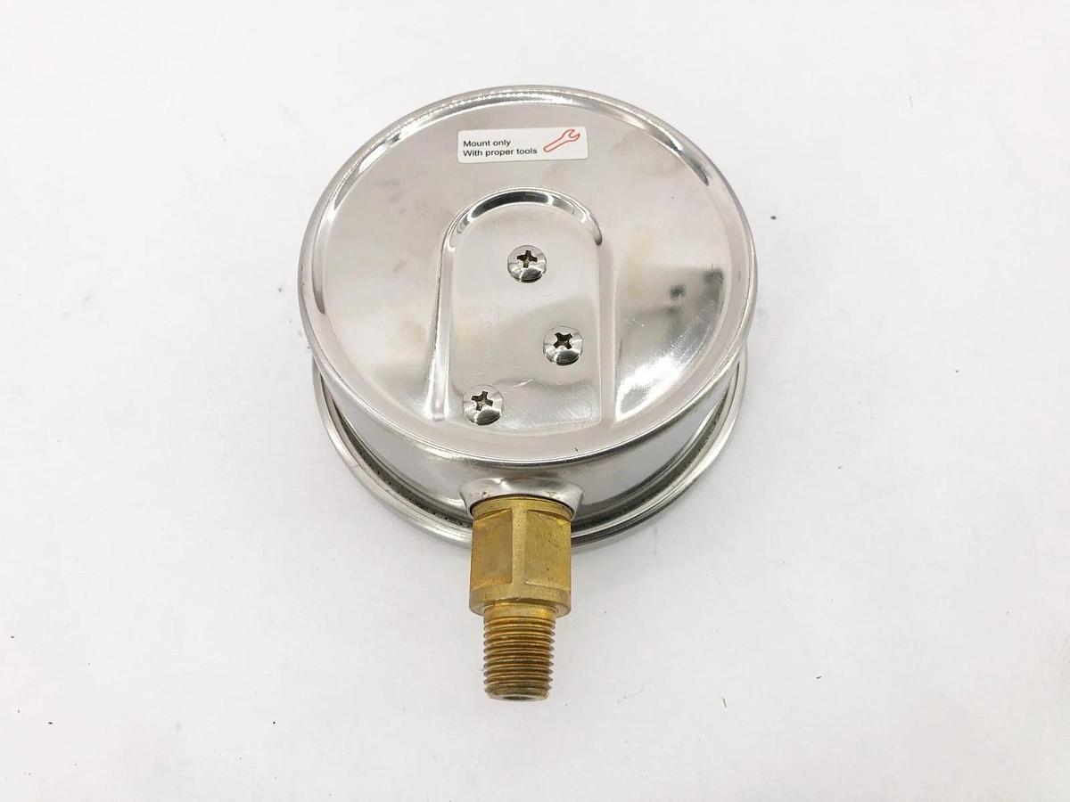New Trerice D82B4002LA110 Pressure Gauge D82B 4" 0-100psi 1/4" Lower