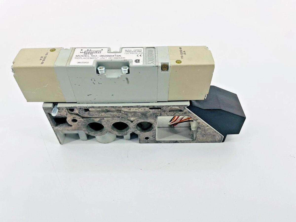 Used Numatics 062BB415K Solenoid Valve 110/120V .05A 120PSIG Air