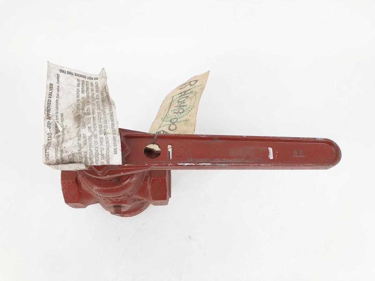 New Homestead 0601009014 Lubricated Plug Valve 1-1/2" FIG 601 50SWP - No Box