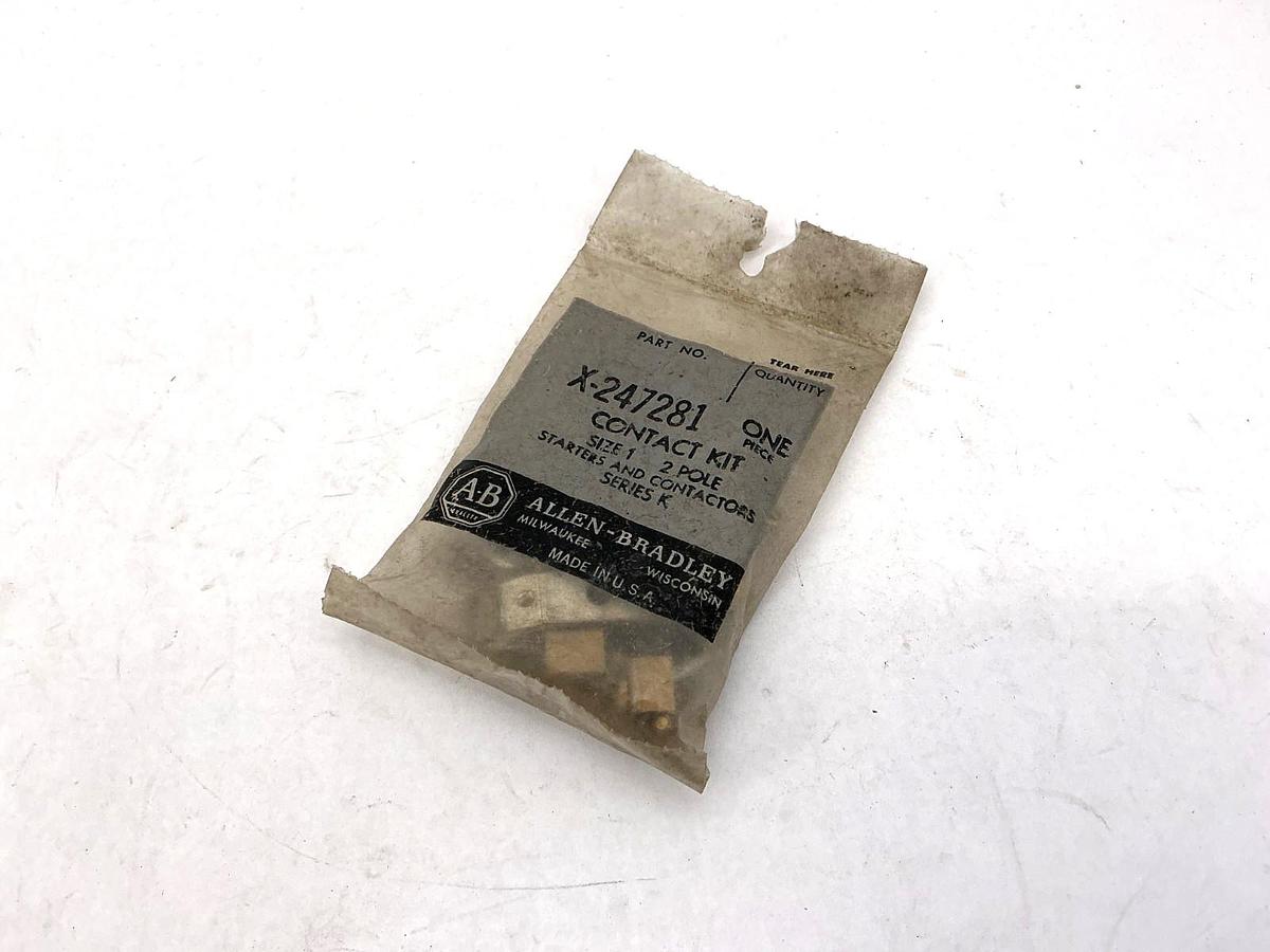 New Allen Bradley X-247281 Ser K Contact Kit Size 1 2P Starters & Contactors