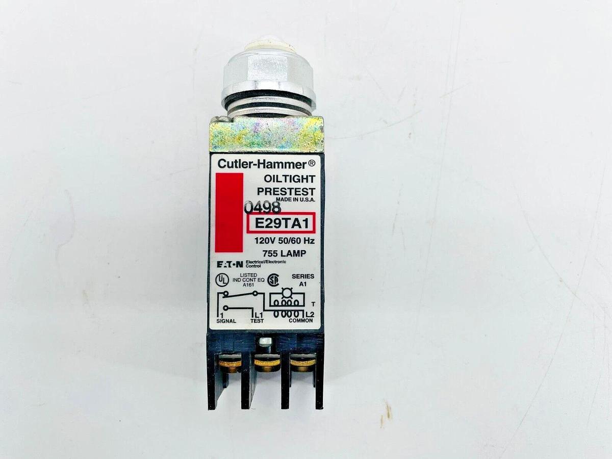 New Cutler Hammer E29TA1 Pretest Light 120V Series A1