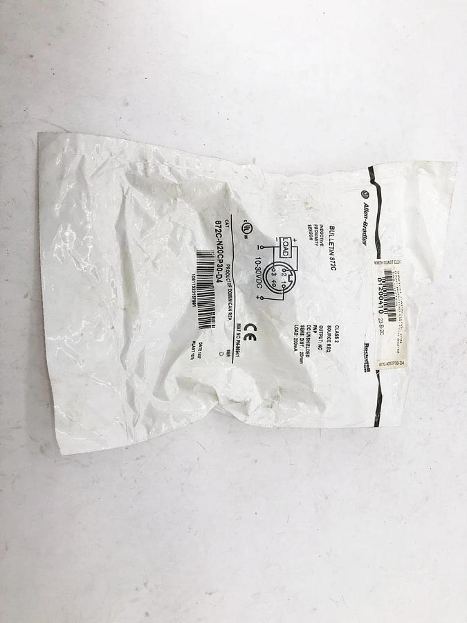 New Allen Bradley 872C-N20CP30-D4 Ser. D Proximity Switch 10-30VDC