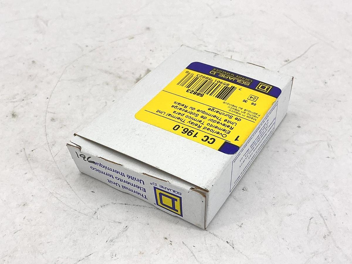 New Square D CC196 Overload Relay Thermal Unit