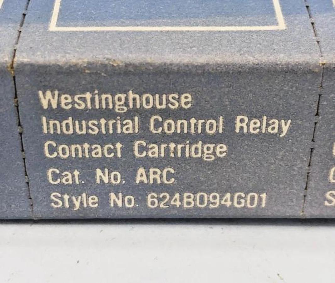 Box of 3 New Westinghouse ARC Contact Cartridges 624B094G01