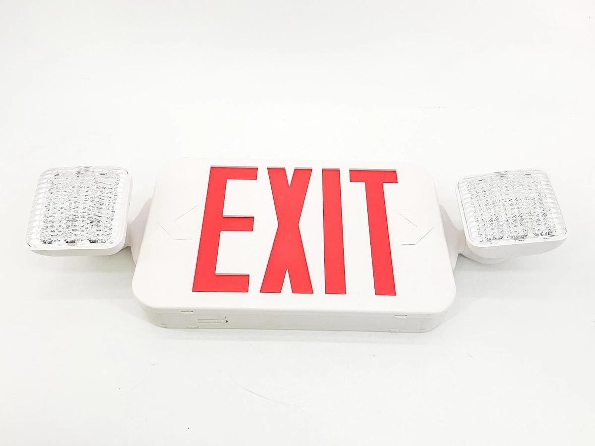 New Hubbell CCRHOSQ Trade Select Combination Exit/Emergency Lights