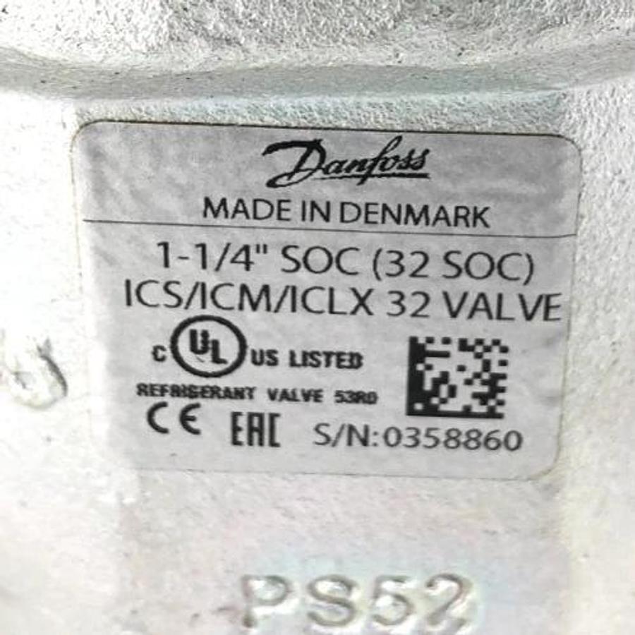 New Danfoss 027H3121 Valve ICS/ICM/ICLX 32 VALVE 1-1/4" 32 SOC - No Box